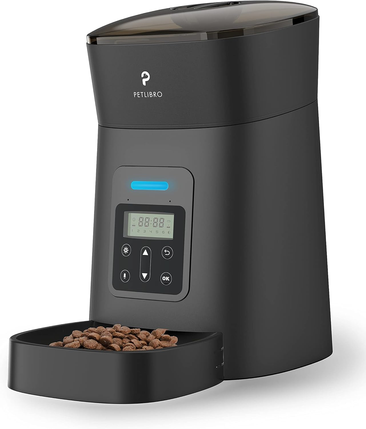 Automatic Cat Feeder Dog Food Dispenser, Auto Timer, Pet Feeding Tray with sound Alerts