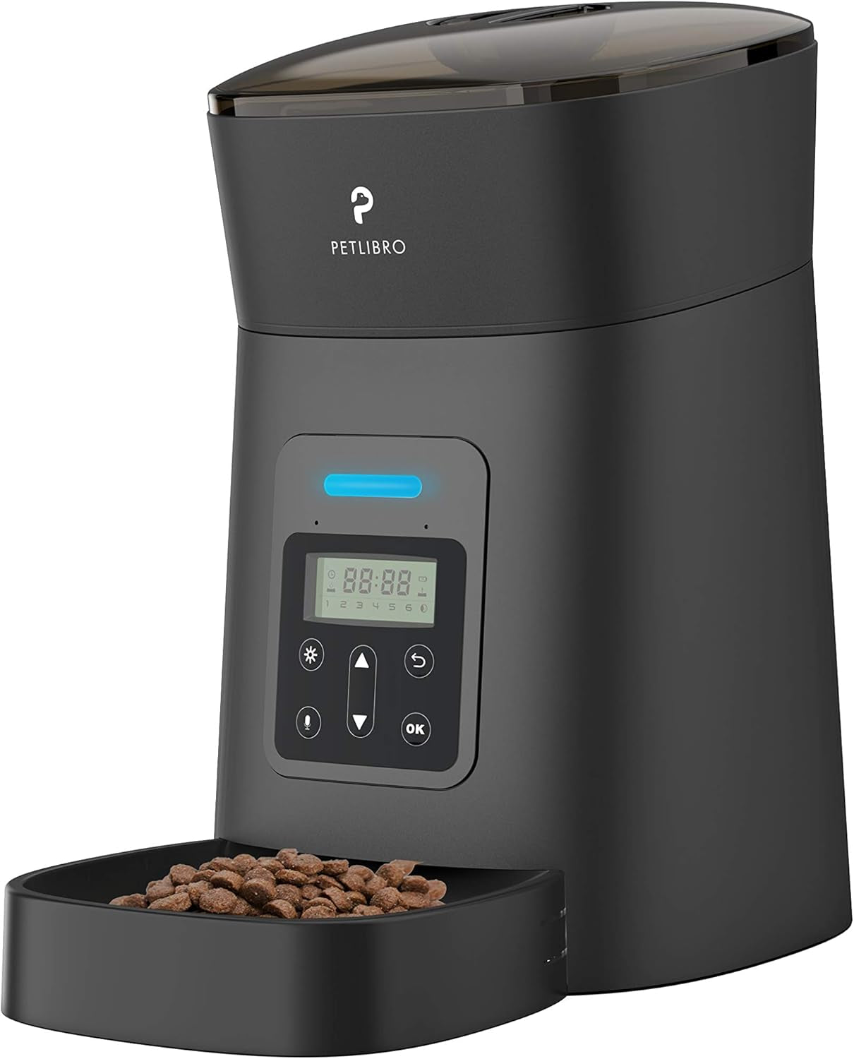 Automatic Cat Feeder Dog Food Dispenser, Auto Timer, Pet Feeding Tray with sound Alerts