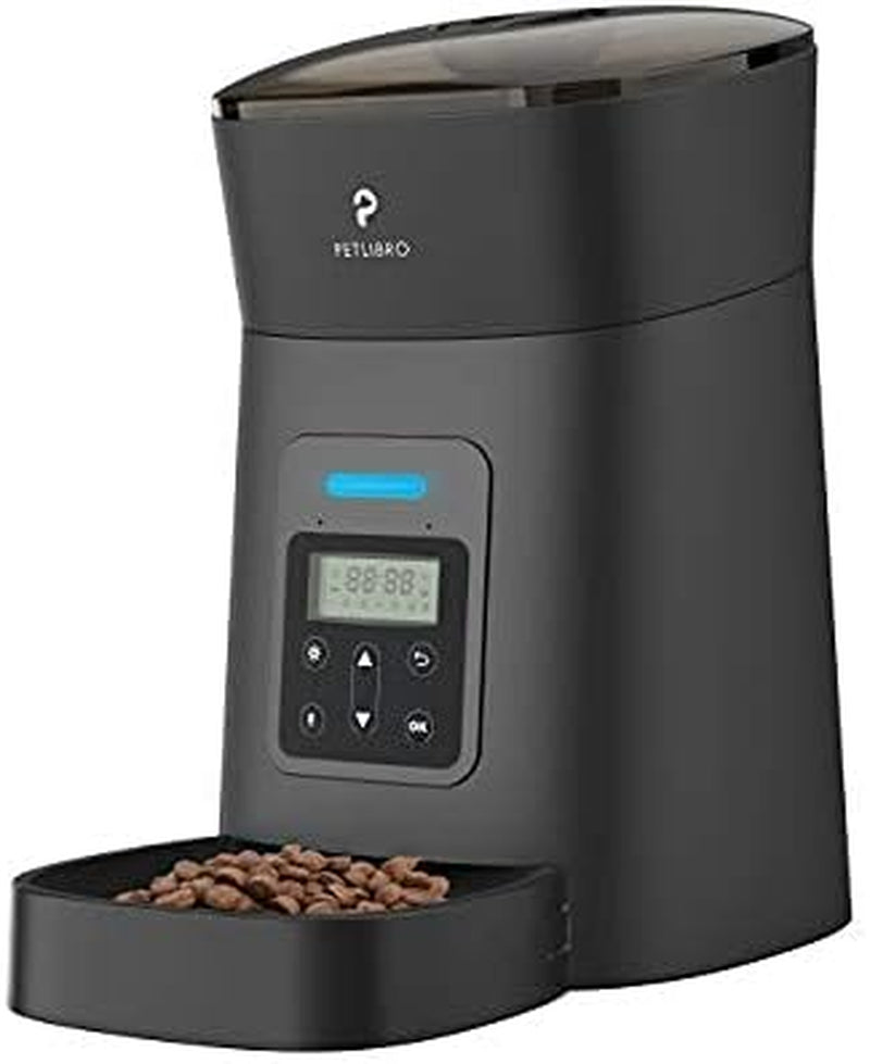 Automatic Cat Feeder Dog Food Dispenser, Auto Timer, Pet Feeding Tray with sound Alerts