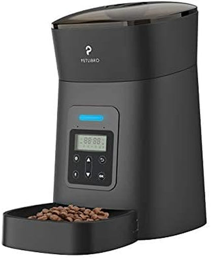 Automatic Cat Feeder Dog Food Dispenser, Auto Timer, Pet Feeding Tray with sound Alerts