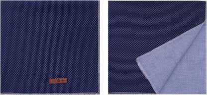 Blue Dog Bandana and Cat Kerchief - Triangle Bib Scarf for Small, Medium, and Large Pets
